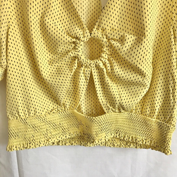 SOLD! UO Moon River O Ring Cut Out Crop Top - Picture 2 of 4